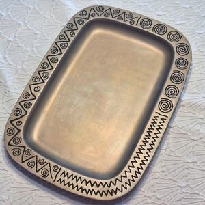 Wilton‎ Black and Silver Patterned Tray